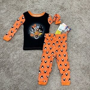 Disney Baby Girl Halloween Pajama Set size 18m